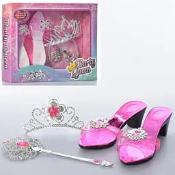 Набор аксессуаров 621-622, туфли 18см, диадема, волшебная палочка (6903317306763) МИКС