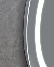 Дзеркало Mixxus Plain MC02-60 (годинник, LED-підсвічування, антизапотівання) (MI6012) - мініатюра 3
