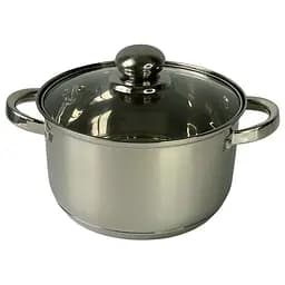 Кастрюля Krauzer Constant, со стеклянной крышкой, 20 см, 3,6 л (78007)