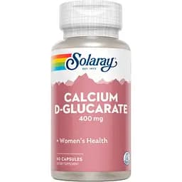 Кальций D-глюкарат Solaray Calcium D-Glucarate 400 мг 60 капсул