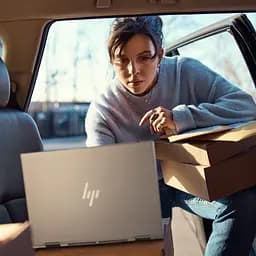 Ноутбук HP ENVY x360 13-bf0007ua 13.3' WUXGA IPS Touch, Intel i5-1230U, 8GB, F512GB, UMA, Win11, сріблястий (7X8D6EA) - мініатюра 2