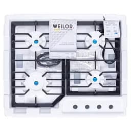 Поверхня газова на склі Weilor GG 624 WH - мініатюра 12