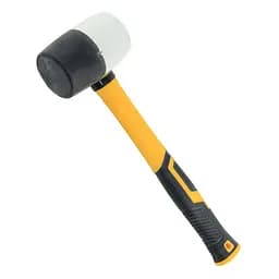 Киянка резиновая Sigma 450 г фибергласовая рукоятка. черно-белая (4317241)