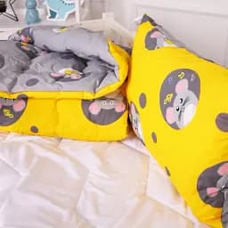 Набір антиалергенний MirSon зима Kids Time 20-0029 Funny mice 140x205 см бавовна: ковдра з подушкою (2200009664366)