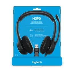 Гарнітура Logitech H390 USB Black (981-000406) - мініатюра 7