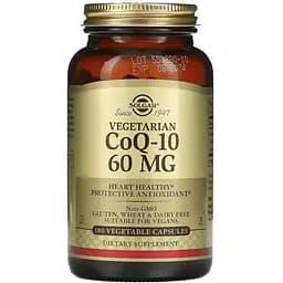 Коэнзим Q-10 Solgar Vegetarian CoQ-10, 60 мг 180 вегетарианских капсул