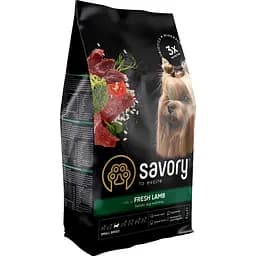 Сухий корм для собак малих порід Savory Breeds rich in Fresh Lamb зі свіжим м'ясом ягняти 3 кг