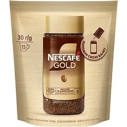 Кофе растворимый Nescafe Gold 30 г