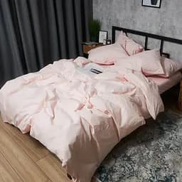 Підковдра Moon&Star Бязь Gold Люкс Soft Rose King Size 220x240 см - мініатюра 3
