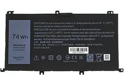 Акумулятор Dell 357F9 (Inspiron 15 7559, 15 7566, 15 7567) 11.4V 6480 mAh 74Wh Black