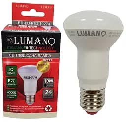 Лампа LED R63-10W-E27-4000K 900Lm LU-R63-10274