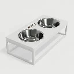 Hollky Base M — миски на підставці для середніх собак та великих котів (2 × 0,95 л) - мініатюра 9