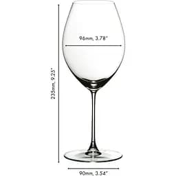 Набір келихів для червоного вина Riedel Veritas Syrah 600 мл 2 шт. (6449/41) - мініатюра 3