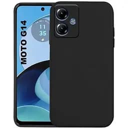 Силіконовий чохол BeCover для Motorola Moto G14 Black (710028)