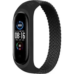 Ремешок BeCover Elastic Nylon Style для Xiaomi Mi Smart Band 5 / Mi Smart Band 6 Size S Black (706145)