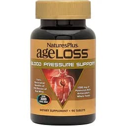 Натуральна добавка Natures Plus Age-Less Blood Pressure Support, 90 таблеток
