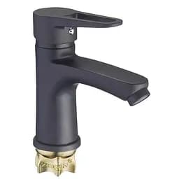 Змішувач для умивальника Zegor PUD1-A045YB одноважільний чорний 30412