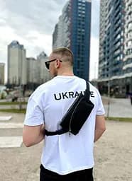 Поясна бананка унісекс Tiding Bag 14х25х8 для телефону та документів TD-54928 чорна 25 см - мініатюра 3