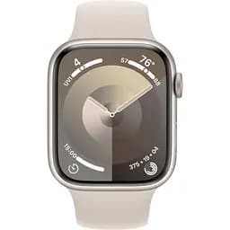Смарт-годинник Apple Watch Series 9 GPS 45mm Starlight Aluminum Case with Starlight Sport Band M/L [MR973] [92665] - мініатюра 2