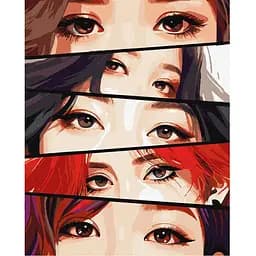 Картина за номерами Ideyka Чарівні очі 40х50 см (KHO8400)