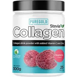 Колаген Pure Gold Collagen Stevia Raspberry 300 г