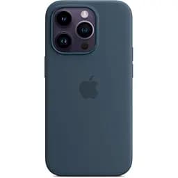 Чехол Silicone Case с MagSafe для Apple iPhone 14 Pro (Stormblue) ААА [72714]