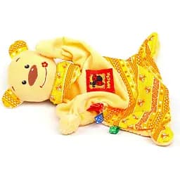 Мягкая игрушка-обнимашка Macik Мишка Тихоня 5х30х16 см разноцветная