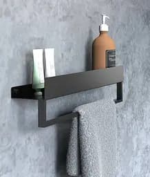 Полиця для ванни Rea SF01 60 black matt REA-06002, Чорний матовий - мініатюра 4