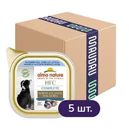 Набор влажного корма для собак Almo Nature HFC Dog Complete 4+1 североатлантическая скумбрия 425 г (85 г х 5 шт.)