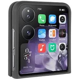 Чехол Foldables Silicone Cover Lakshmi (AAA) для Xiaomi Mix Flip 2 Черный / Black