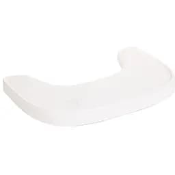 Столик до стільця для годування Childhome Evolu із силіконовим підносом білий (CHEVOTSAW)