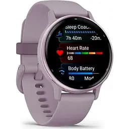 Смарт-годинник Garmin Vivoactive 5 Metallic Orchid Aluminum Bezel with Orchid Case and Silicone Band (010-02862-13) [111830] - мініатюра 2