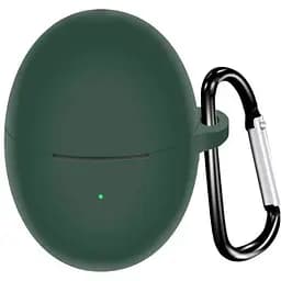 Чехол-накладка DK для Huawei FreeBuds 5 | Silicone Candy Friendly с карабином (green)