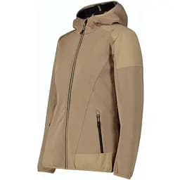 Куртка CMP Women's Jacquard Softshell Jacket Beige XXS (1097-33A2136-13XP 34) - мініатюра 2