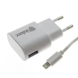 Мережевий зарядний пристрій Inkax CD-08 1A 1USB / Lightning - мініатюра 2
