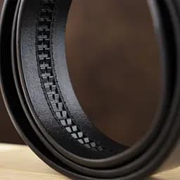 Ремінь шкіряний Vintage чоловічий 115х3,5 см acs0014911 - мініатюра 5