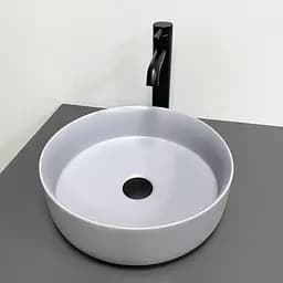 Умивальник VBI Prato light grey matt накладний VBI-011413, Сірий