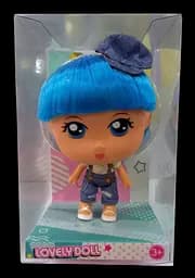 Лялька DEFA 8468 16 см, 4 віди, в коробці. 12-19-10,5см (6903317379057) блакитний