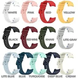 Силіконовий ремінець BeCover Tape для Samsung Galaxy Watch (20 mm) 3 41 mm/4 40mm-44mm/5 40-44mm/6 40-44mm/7 40-44mm Lite Blue (712057) - мініатюра 2