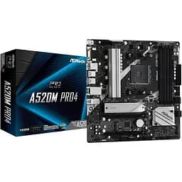 Материнська плата ASRock A520M Pro4 Socket AM4 - мініатюра 2
