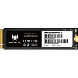 Накопичувач SSD M.2 2280 4TB GM9000 Acer Predator (BL.9BWWR.131) - мініатюра 6
