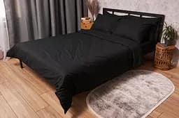 Комплект постільної білизни Moon&Star Бязь Gold Люкс Black Дитячий 110x140 см наволочки 2x50x70 см