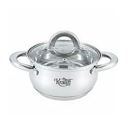 Кастрюля Krauff Steil, со стеклянной крышкой, 16 см, 1,5 л (26-238-017)