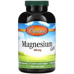 Магній оксид Carlson Labs 400 мг 250 капсул