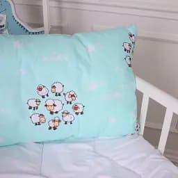 Набір антиалергенний MirSon зима Kids Time 20-0030 Lambs 140x205 см EcoSilk: ковдра з подушкою (2200009664489) - мініатюра 7