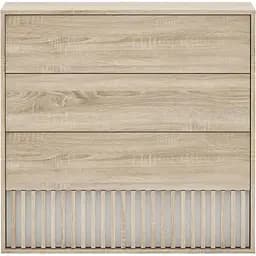 Комод в спальню Gerbor Брус KOM4S Дуб сонома/Німфея альба (GRB-1116)