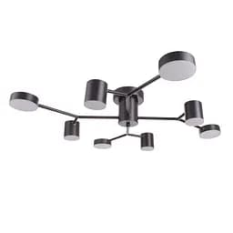 Люстра потолочная Brille светодиодная 56W WW+NW+CW BK (BR-01 634C/8)