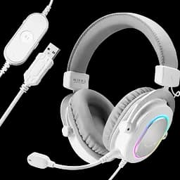 Ігрова дротові навушники FIFINE H6W / USB / RGB / Знімний мікрофон / Еквалайзер - мініатюра 4