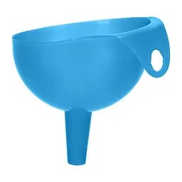Лейка сливная воронка пластмассовая на банку, Kitchette Голубой 84523