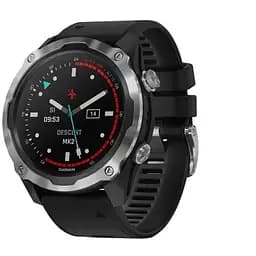 Garmin Descent Mk2 Stainless Steel with Black Band (010-02132-00/10)